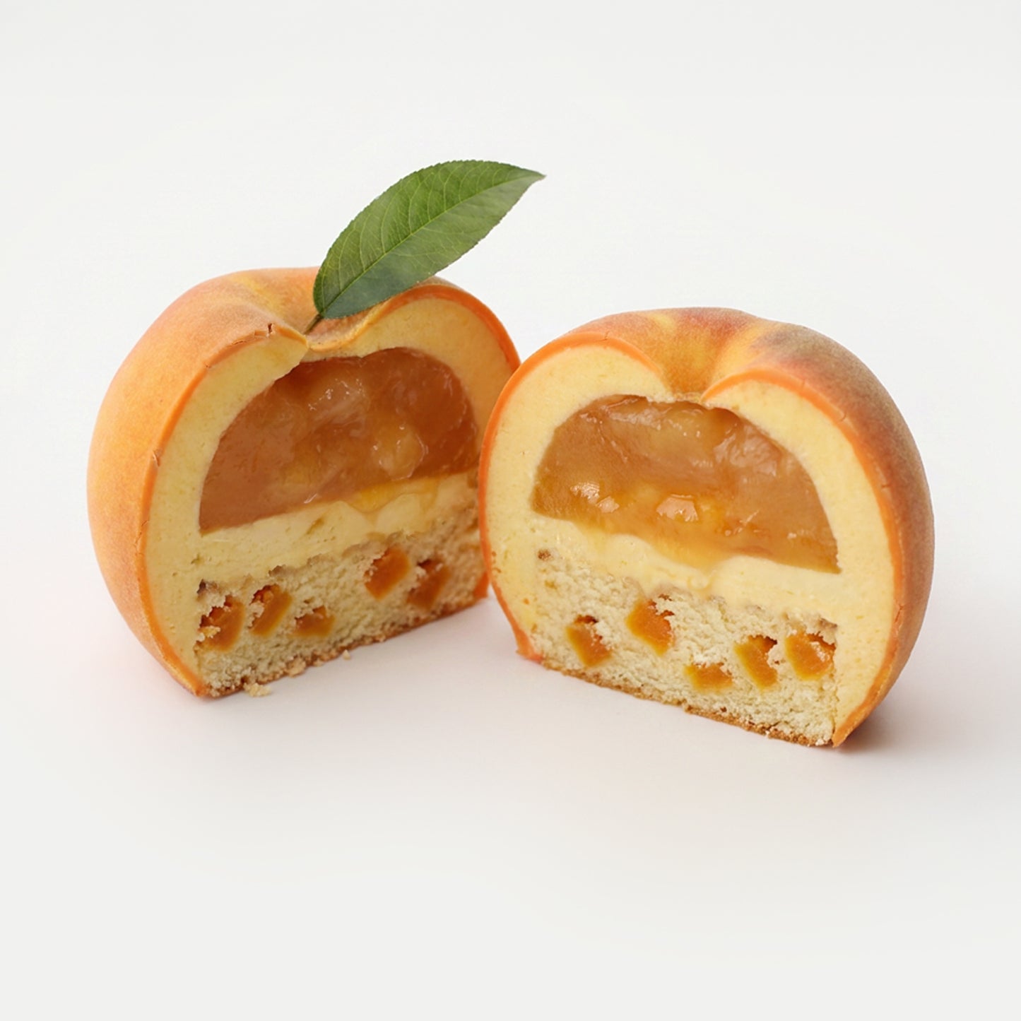 Realistic Peach Silicone mould, HM292