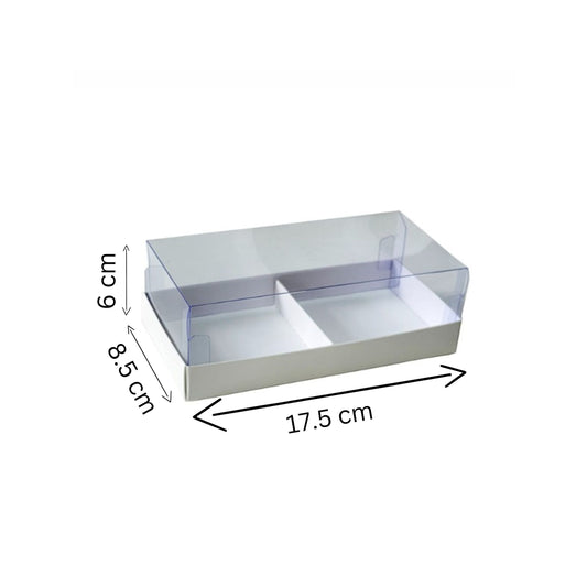 Transparent box for 2 mini cakes, CB1786MC