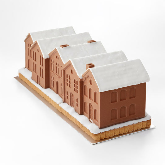 Christmas Street Silicone Mould, HM198