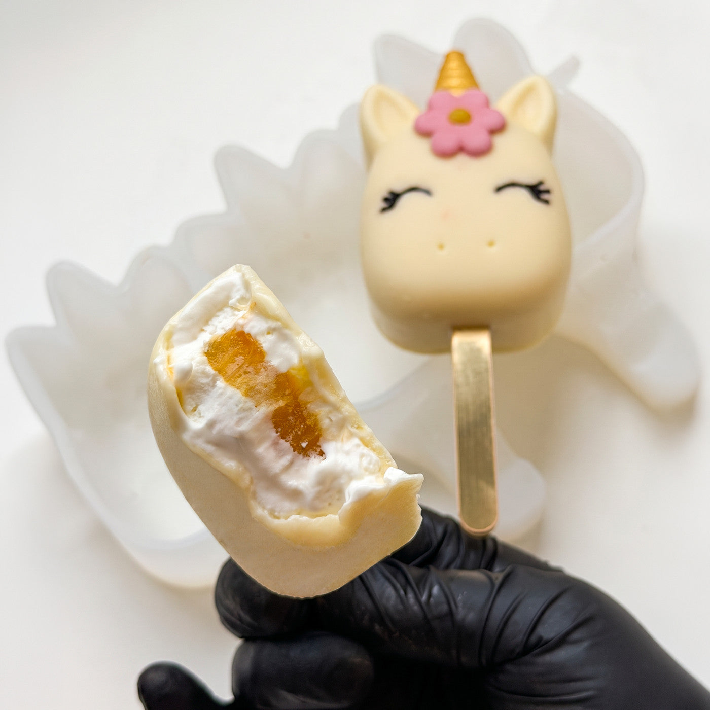 Unicorn Lollipop Silicone mould, HM342