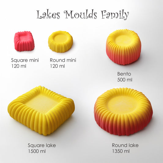 Lake Round Cake Silicone Mould HM177