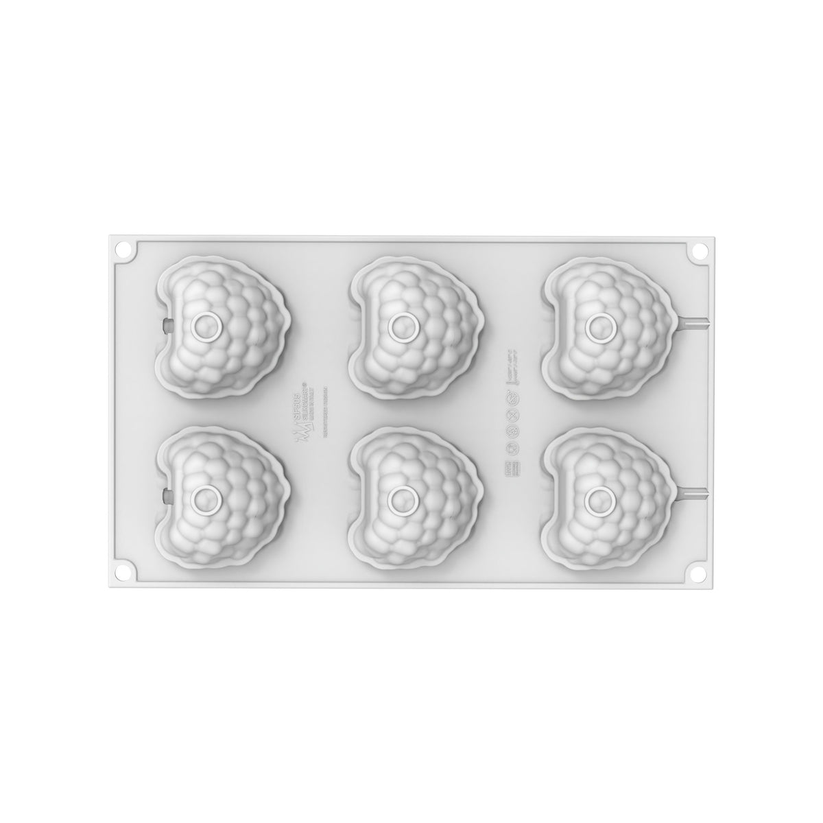 Silikomart Raspberry / Lampone 120 Silicone mould