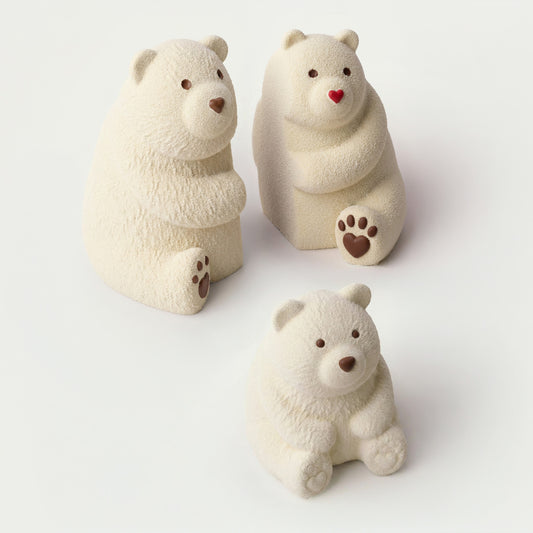 Bear Hug Family Silicone Moulds, HM269