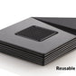 Black, Square 83x83 mm, Silikomart Mini Cakes Trays, Set 100