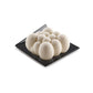 Black, Square 83x83 mm, Silikomart Mini Cakes Trays, Set 100