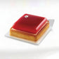White, Square 83x83 mm, Silikomart Mini Cakes Trays, Set 100
