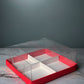Transparent box for 4 mini cakes, CB17177MC