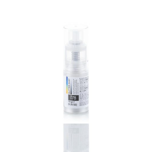 Silikomart Foodgrade Glitter Dust Spray, 10g, Silver