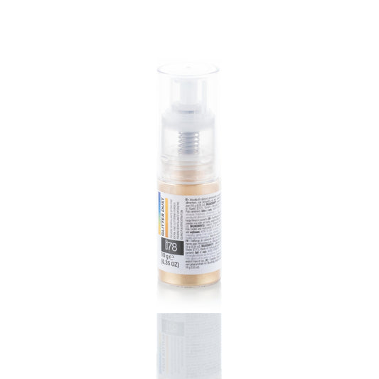 Silikomart Foodgrade Glitter Dust Spray, 10 g, Gold