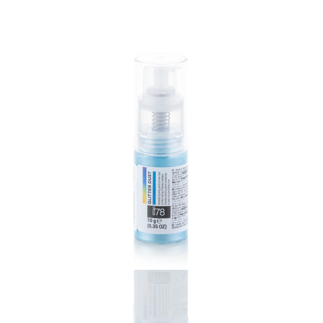 Silikomart Foodgrade Glitter Dust Spray, 10 g, Light Blue