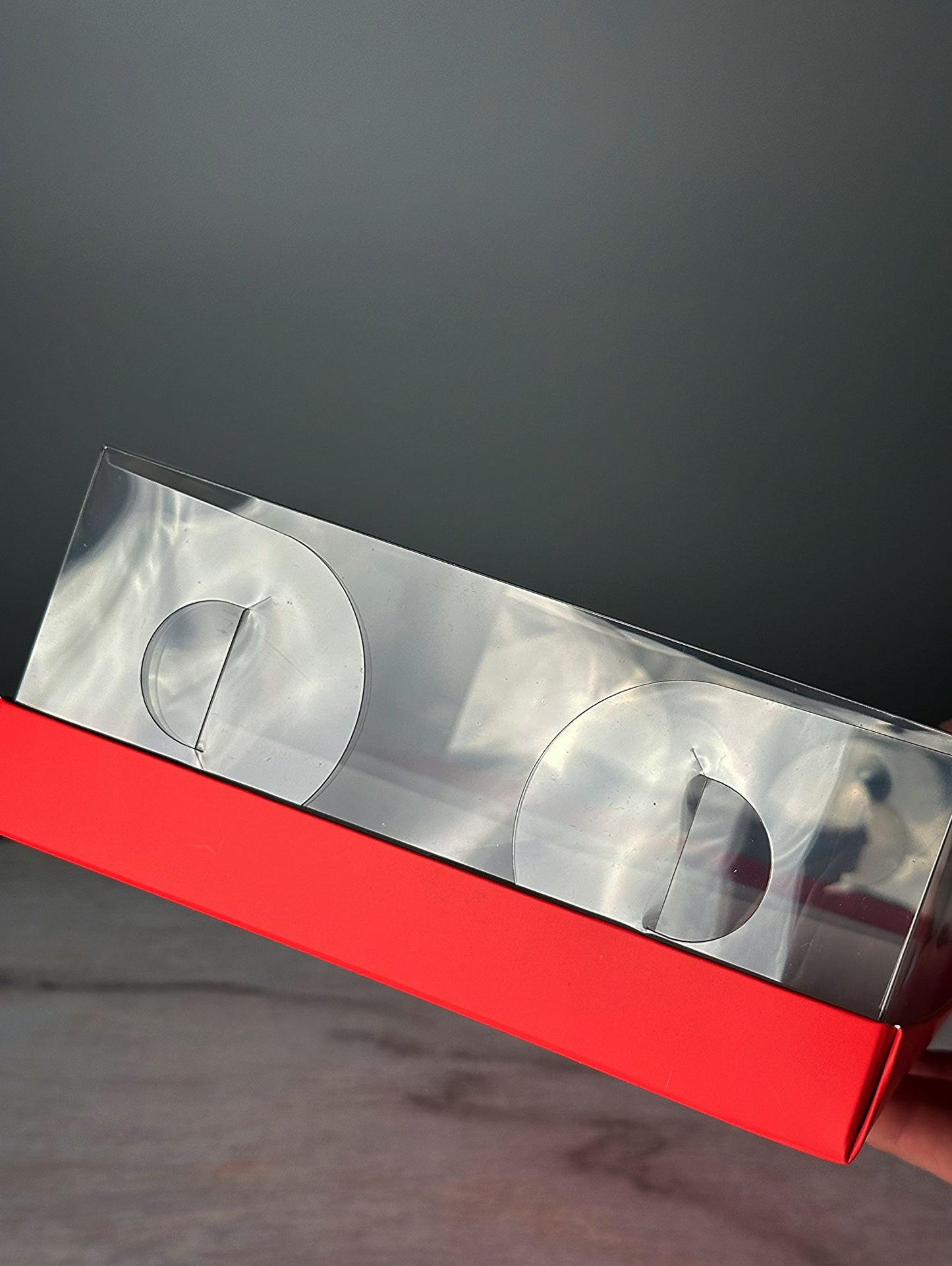 Transparent box for 4 mini cakes, CB17177MC