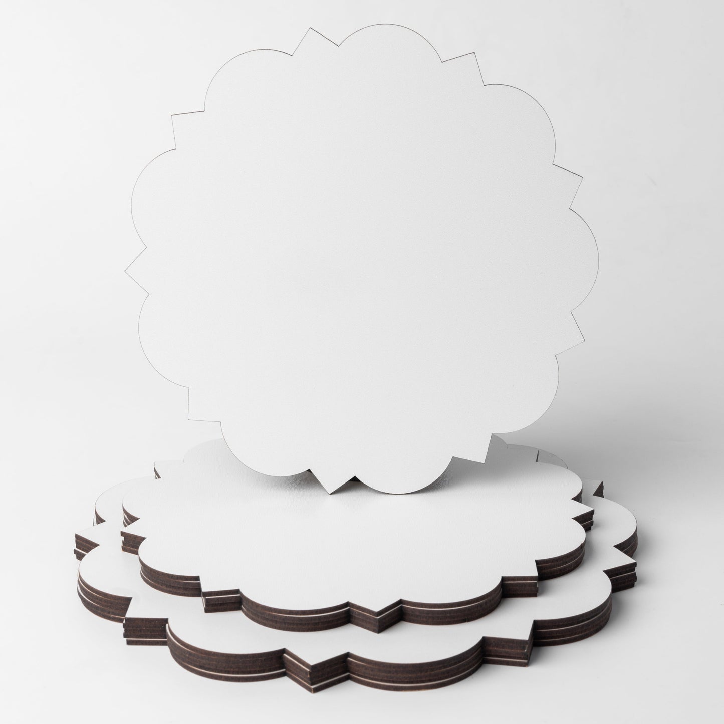 Diamond Plain Wooden Boards, set of 5 pcs