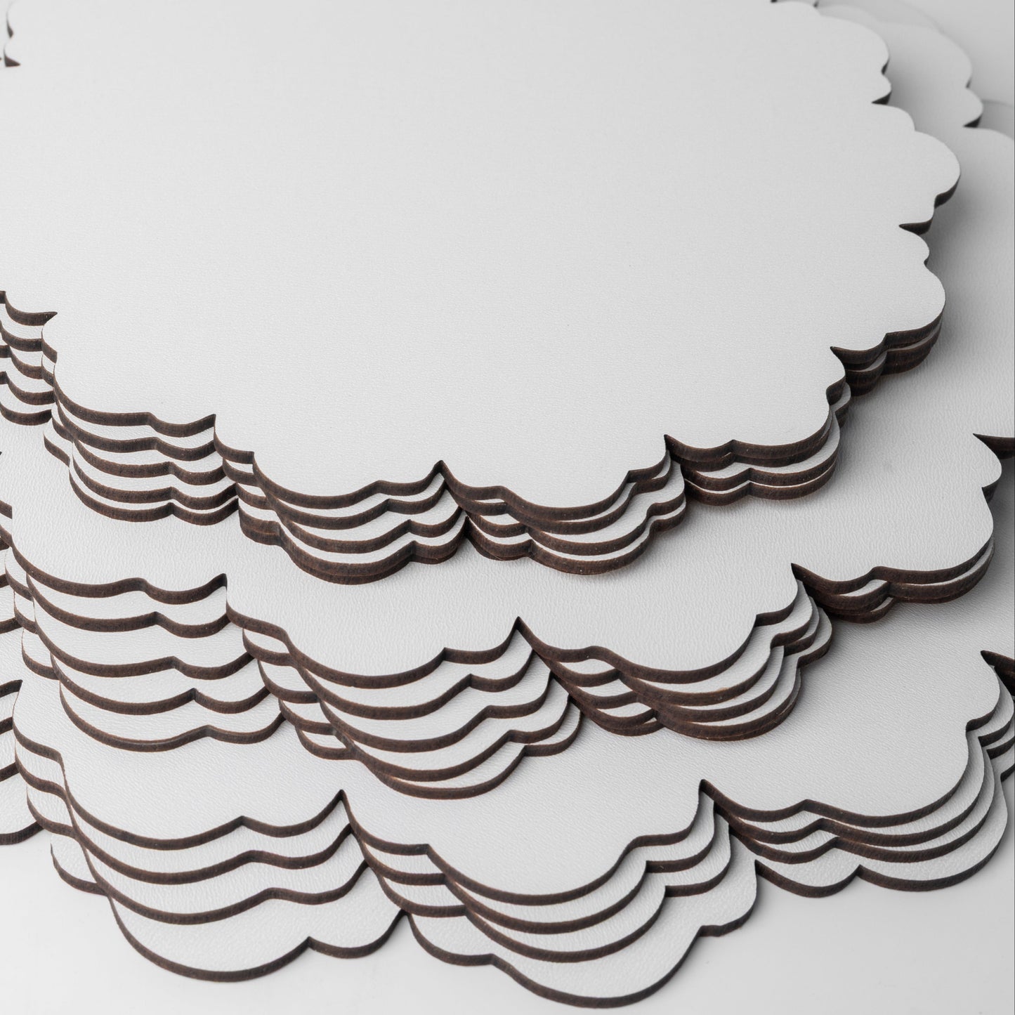 Aquelia Plain Wooden Boards, set of 5 pcs