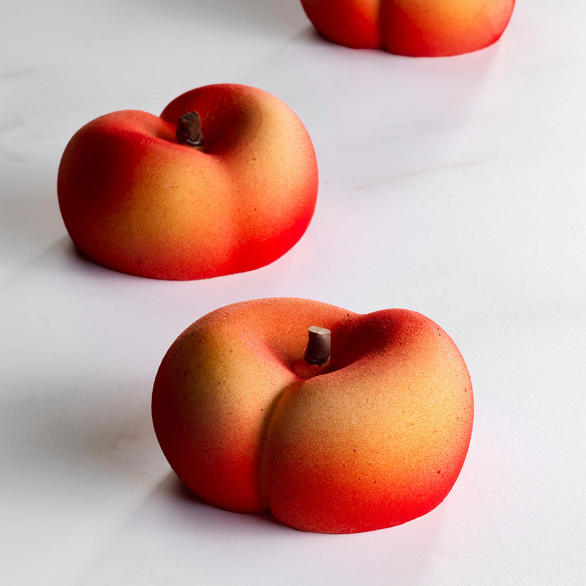 Flat Peach Silicone mould, PX43145S