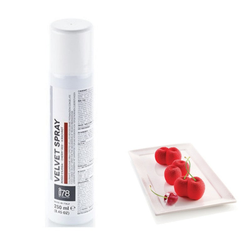 Silikomart Velvet Spray, 250 ml, Cherry Red