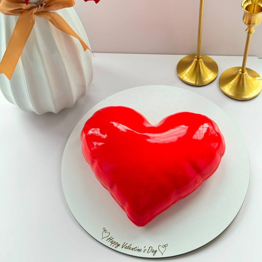 "Valentines Day" Engraved Wooden Cake Boards for Cakes, set of 5 pcs