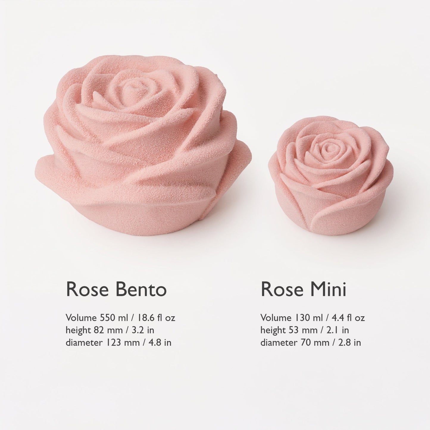 Sweet Rose Mini cake Silicone Mould, HM268