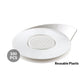 Silikomart white round mini cake tray ø86 mm, set 100