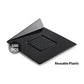 Silikomart black square mini cake tray 83x83 mm, set 100