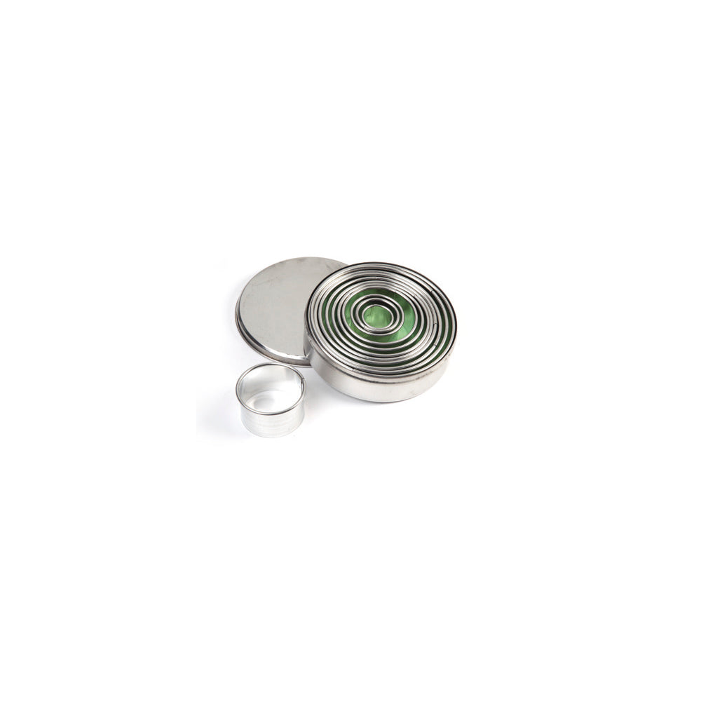 Plain Round Dough Cutter Set, Strong 12 pcs, STP540B