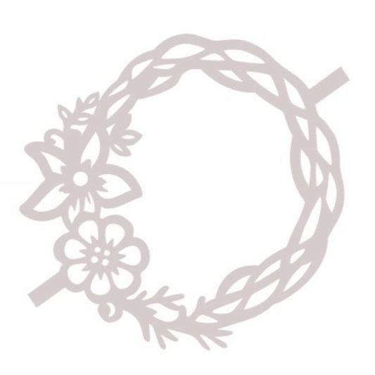 Chocolate Pattern "flowery wreath" CM1763