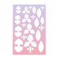 Silicone Pattern for decoration "Orchid flowers" CM1816