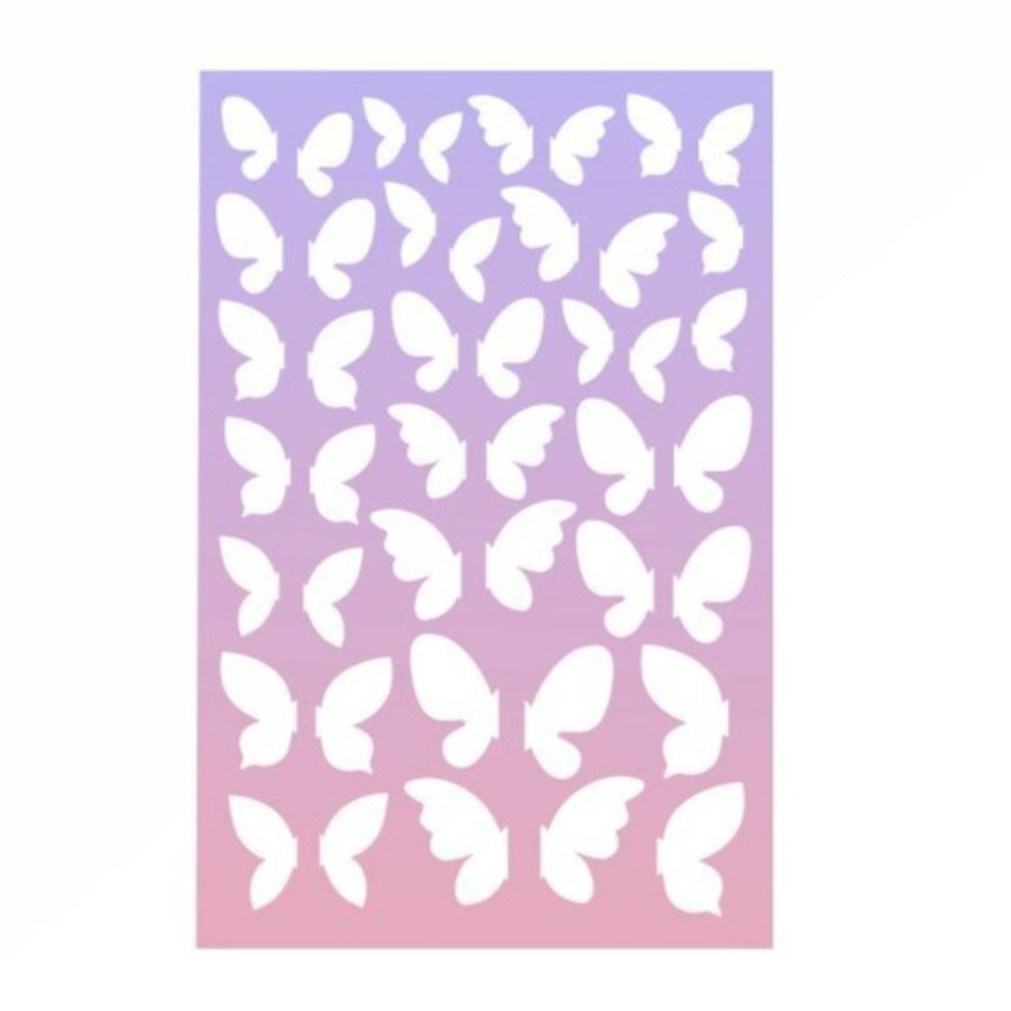 Silicone Pattern for decoration "Butterflies" CM1819