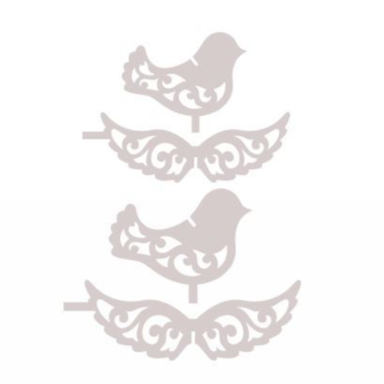 Chocolate Pattern "Birds" CM1946