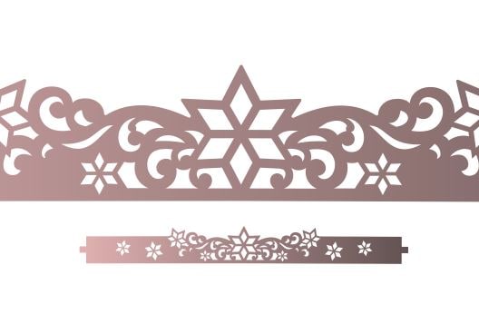Chocolate Pattern "Snowflakes" CM1931
