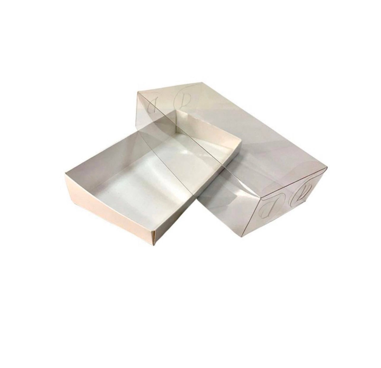 Set of 10 Transparent Macaroon Box