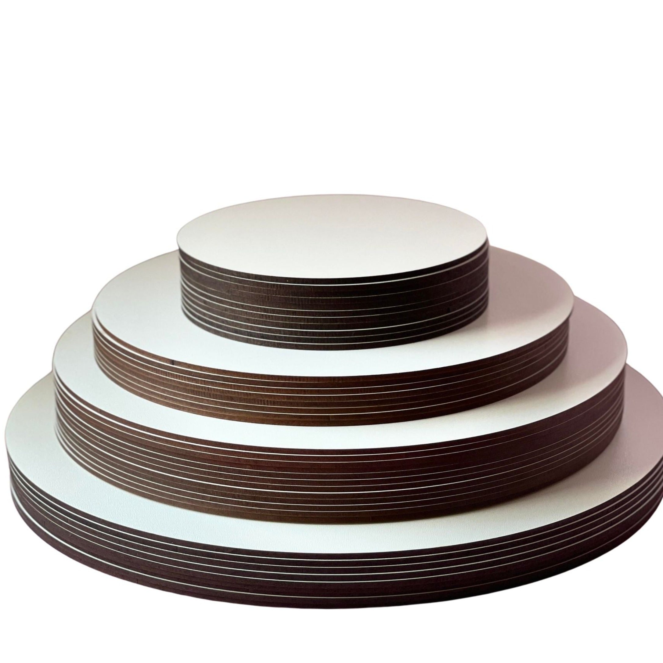 Masonite 10 inch round WOOD EFFECT cake board from £1.44 @ Cake Stuff