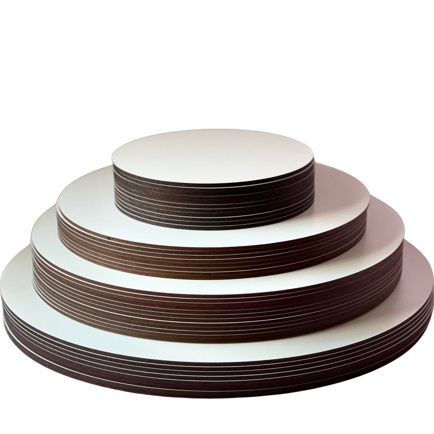 MDF, Wooden Cake Boards, ⌀ 30 (11.8"), set of 25 pcs