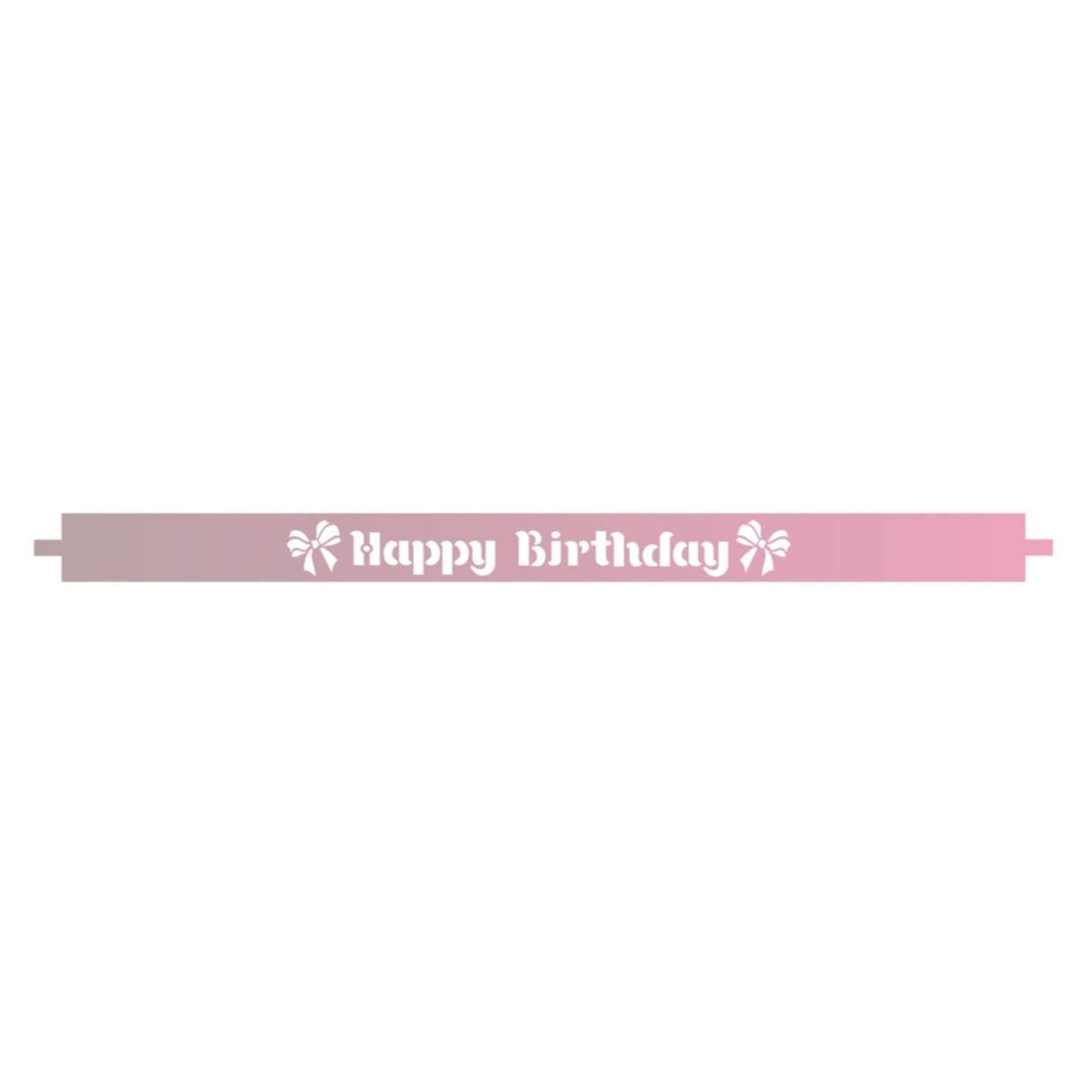 Chocolate Pattern "Happy Birthday" CM3010