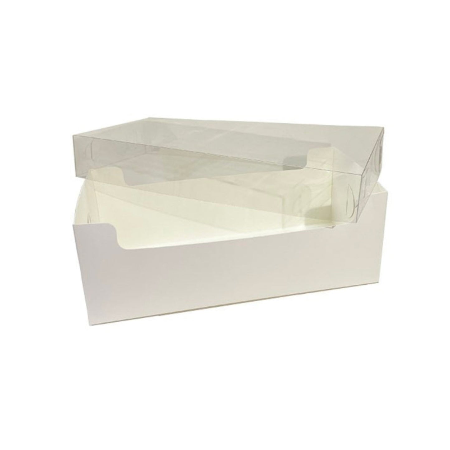 Set of 5 box's with Transparent top for Swiss roll