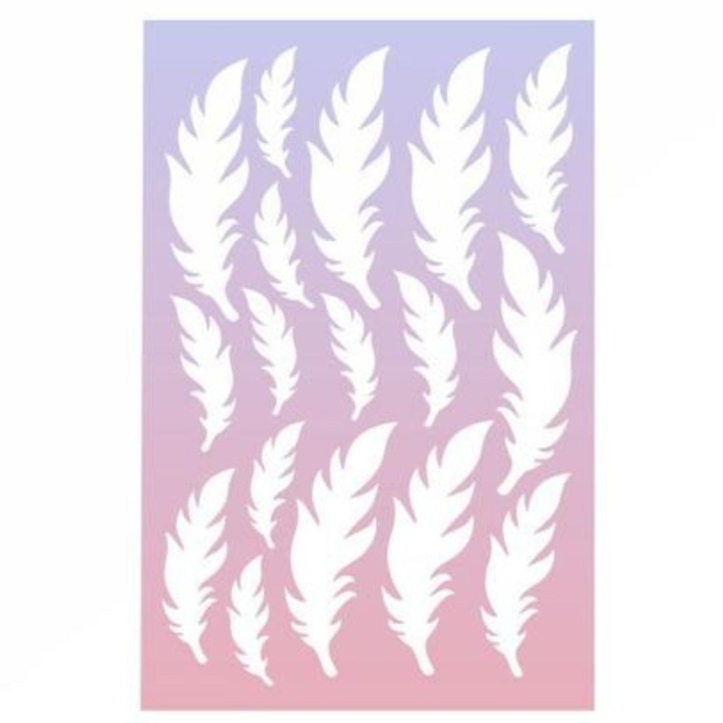Silicone Pattern for decoration "Feathers" CM1823