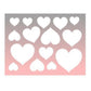 Silicone Pattern for decoration "Hearts" CM2066