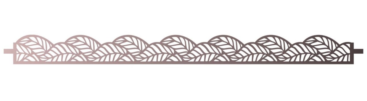 Chocolate Pattern "Open Leaf" CM2049