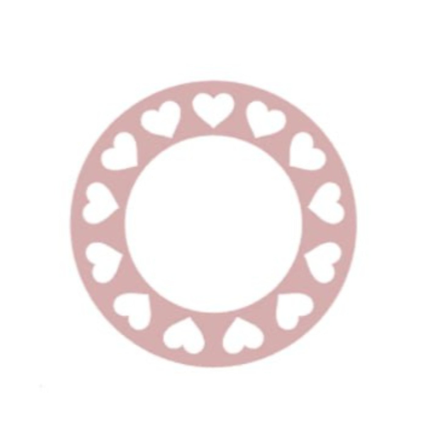 Chocolate Pattern "Heart Circle"