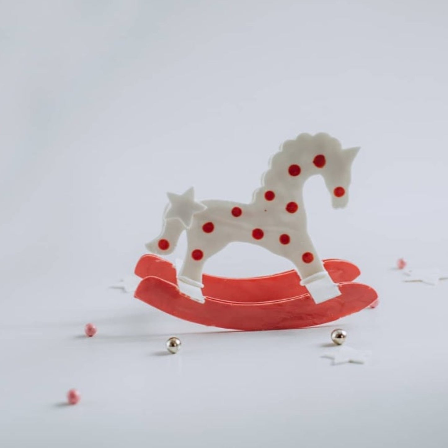 Silicone Pattern for decoration "Rocking Horse" CM2068